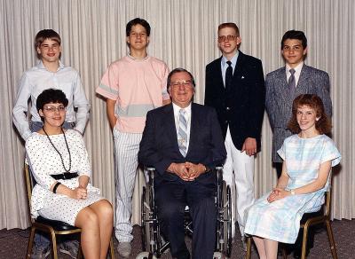 Confirmation Class - 1988 - Presbyterian UCC in Le Mars, IA