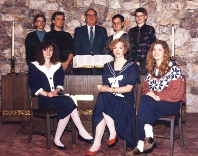 Confirmation Class - 1990- Presbyterian UCC in Le Mars, IA