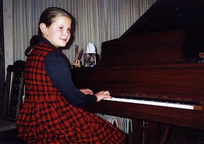 Young Mackenzie at the Piano