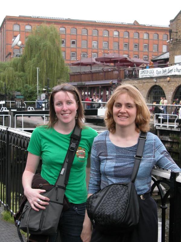 Tanya and Jennifer at Camden Locks