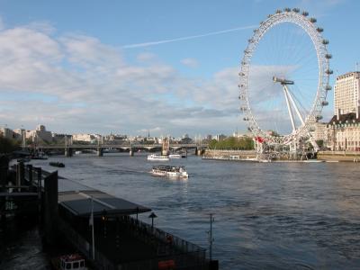 Thames and London Eye