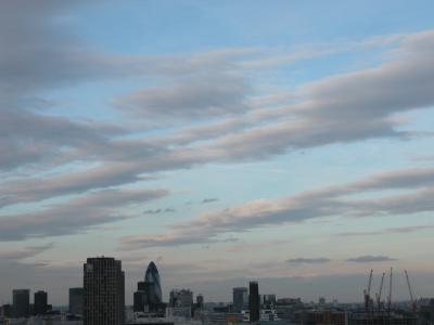 View from Eye, with Gherkin