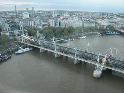 Charing Cross station and bridge from the Eye