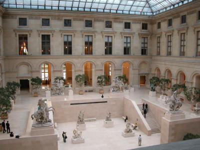 Louvre courtyard