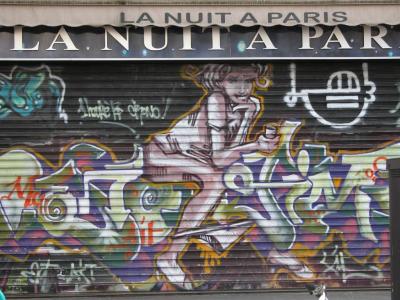 Painted iron curtains, Paris, 2004-05