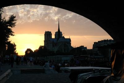 Notre Dame at sunset (May 28 alternate)