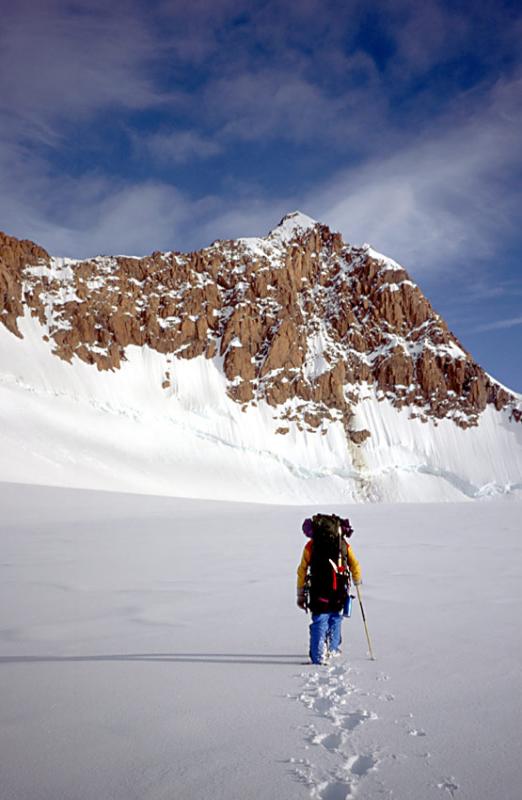 Gavin approaching our final mountain