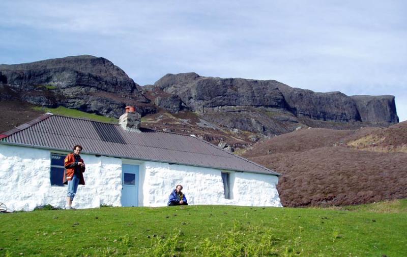 Eigg Cottage in 17th century village