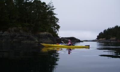 port hardy kayak- north hanson island