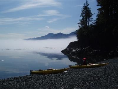 port hardy kayak- the morning mist