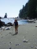 west coast trail- the beach walking starts