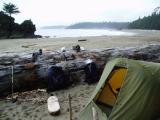 2004 West Coast Trail Vancouver Island- beach camping is fun