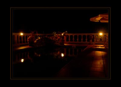 Poolside Night