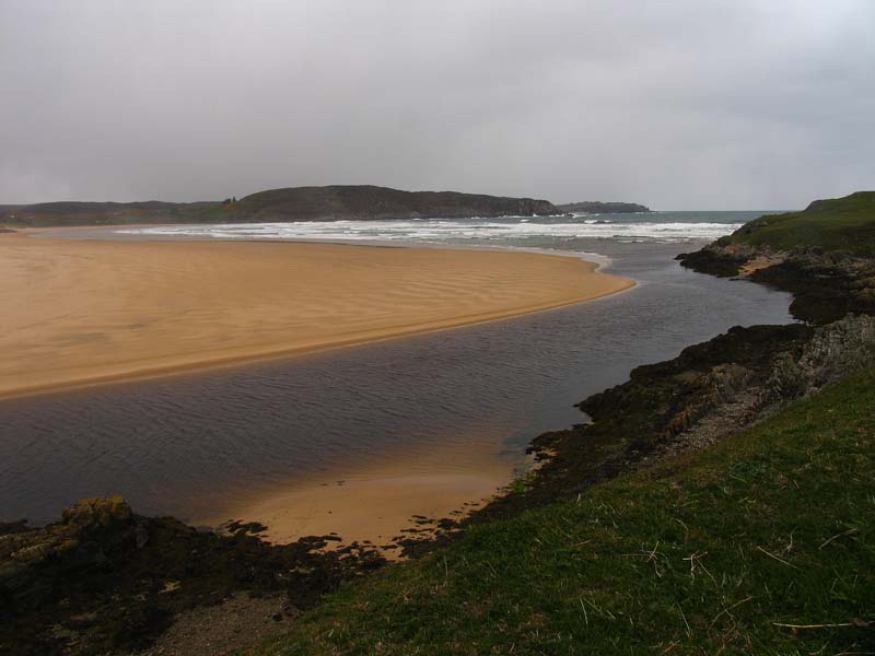 Torriisdale Beach and River Strathnaver