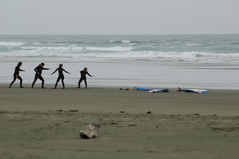 Surfing Practice on Long Beach 9