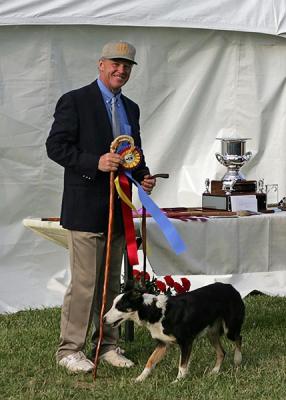 Alasdair MacRae and Star accepting first place