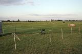 Trial course from the bottom of the field