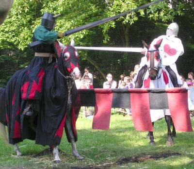Jousting!  OUCH!