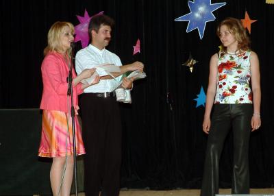 Giving Awards earned by students