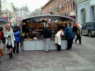 Moscow Street vendors