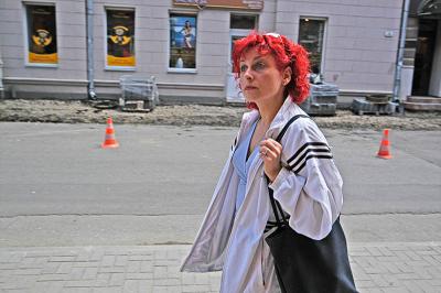 Fire-engine red hair abounds in Latvia