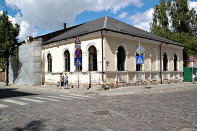An old Synagogue in Daugavpils being renovated
