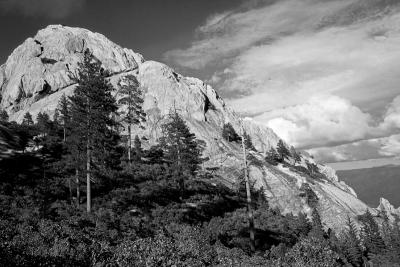 Castle Dome in BW