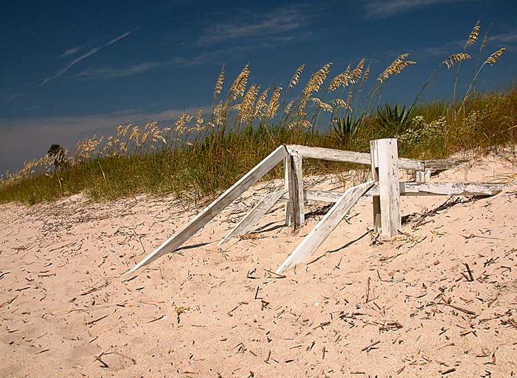 Old dune stairs, Edisto Beach, South Carolina