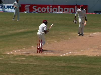 Cricket Brian Lara at the wicket