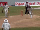Cricket Makhaya Ntini delivers fast ball