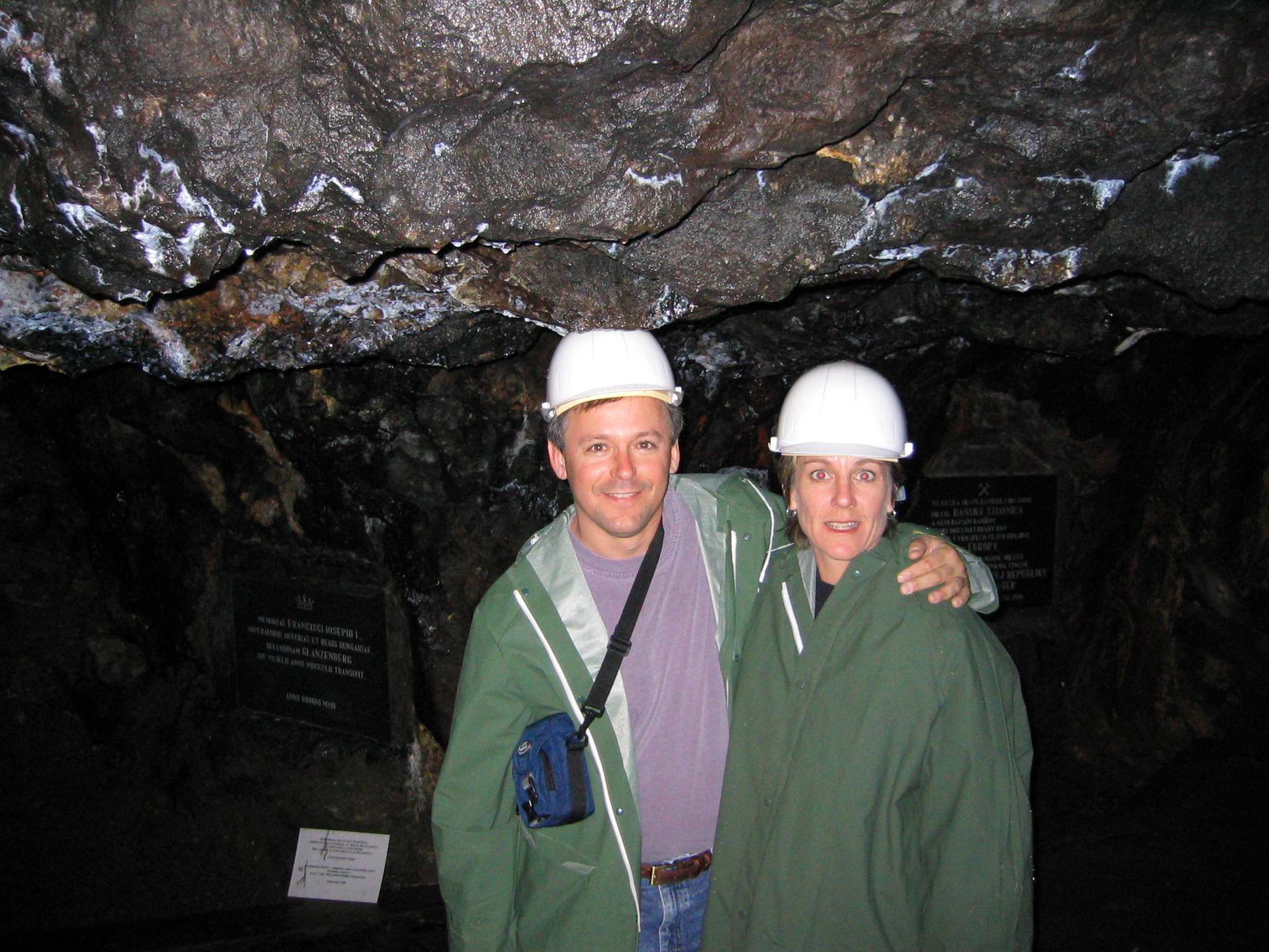 Exploring caves under Banska Stiavnika