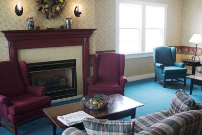 Public places at the Inn are cozy and inviting!