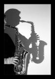 The Saxophonist (BW)