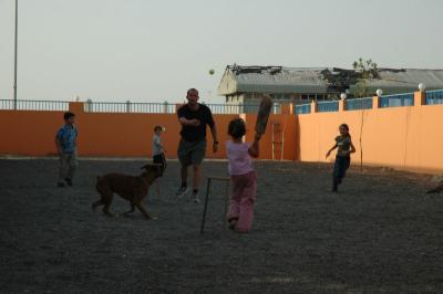 12th May, impromptu cricket match