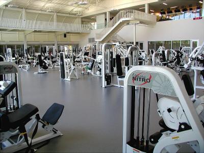 Inside Rec. Center