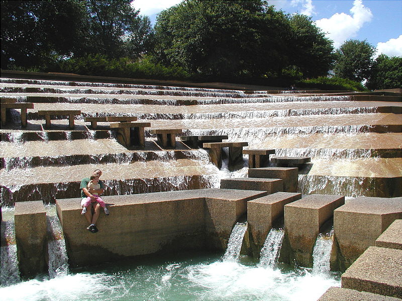 Water Gardens downtown