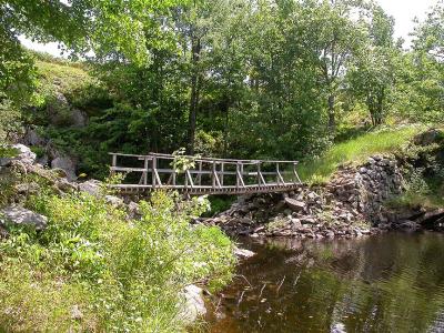 Bridge over Depot Creek at Rowley's Rapids