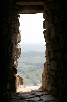 A window on Spanish countryside