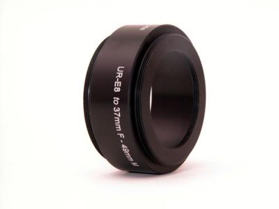 UR-E8 to 37 mm female - 49 mm male  adapter