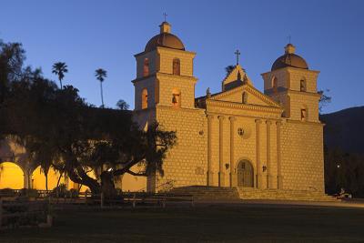 Santa Barbara Mission Twilight *