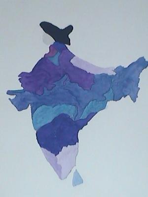 India:  Four Views (detail one:  India as Dancer)