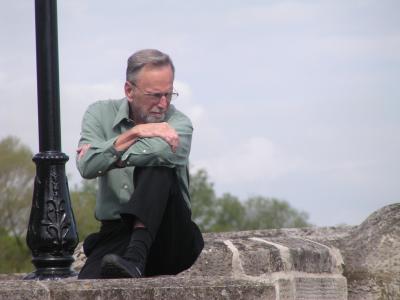 RAW perching on bridge waiting for River Bus.