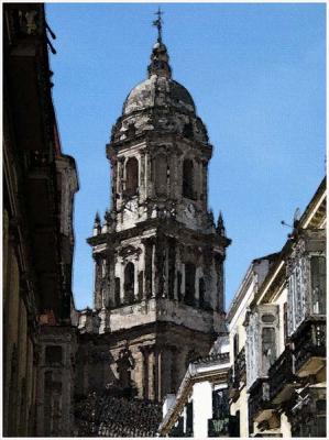 Malaga Cathedral - watercolour