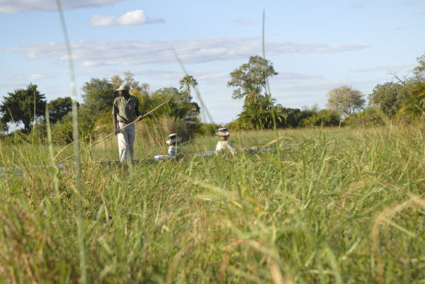 Mokoro ride in the Okavango Delta