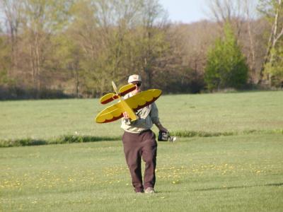 Al and his 25 O.S. Powered Speedy Bee