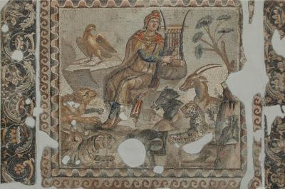 Antakya mosaic Orpheus and the Beasts