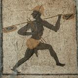 Antakya mosaic Negro Fisherman