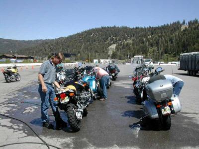 Demo bike wash