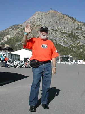 Dennis waves hello