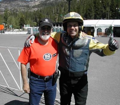 Ed and new friend Jean Pierre Goy
